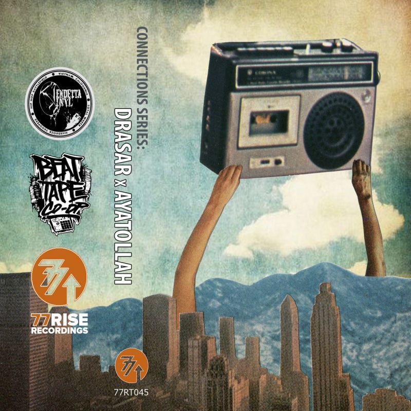 Connections Series 006: Drasar Monumental x Ayatollah - Box Cutter Brothers 5 [Yellow Tape] [Cassette Tape]-77Rise Recordings / Beat Tae Co-Op / Vendetta Vinyl-Dig Around Records