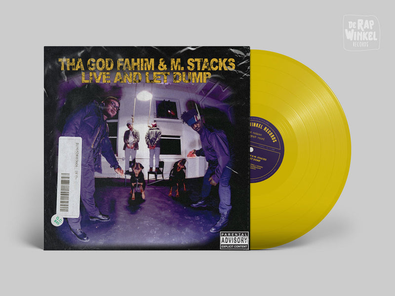 Tha God Fahim & M. Stacks - Live And Let Dump [Yellow] [Vinyl Record / LP]-de Rap Winkel Records-Dig Around Records