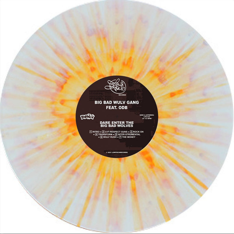 The Big Bad Wulvs & ODB - Dare Enter The Big Bad Wolves [BOMB BUILDING COVER VARIATION ORANGE SPLATTER] [Vinyl Record / LP]