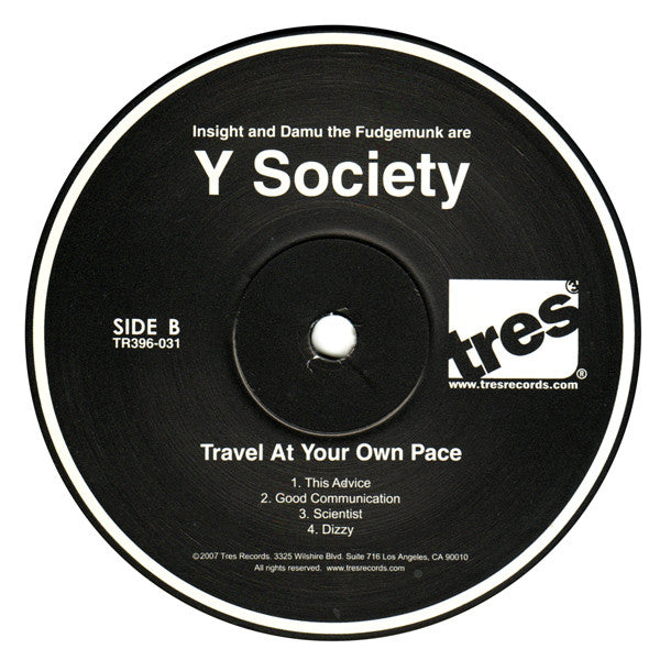 Y Society - Travel At Your Own Pace [Vinyl Record / 2 x LP]